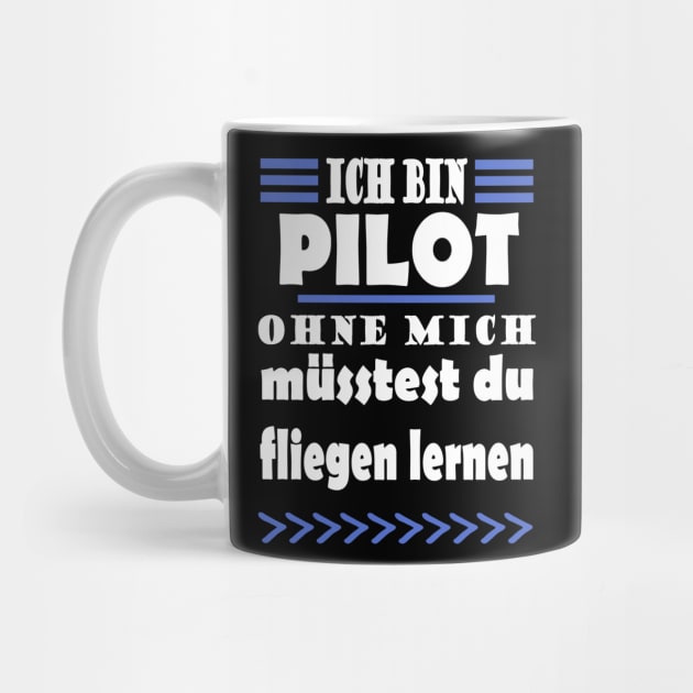 Pilot Fliegen Flugzeug Reise Männer Spruch by FindYourFavouriteDesign